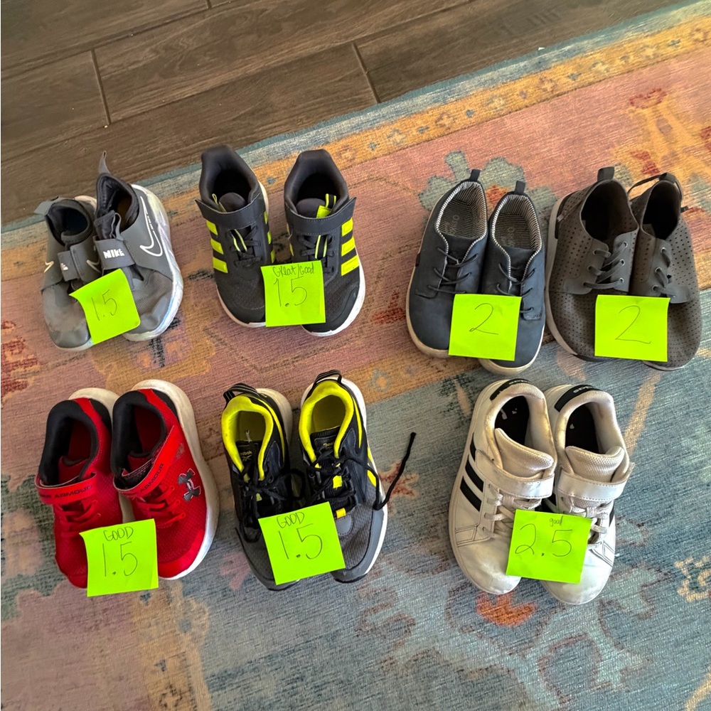 Boys Shoes Lot 1.5-2.5